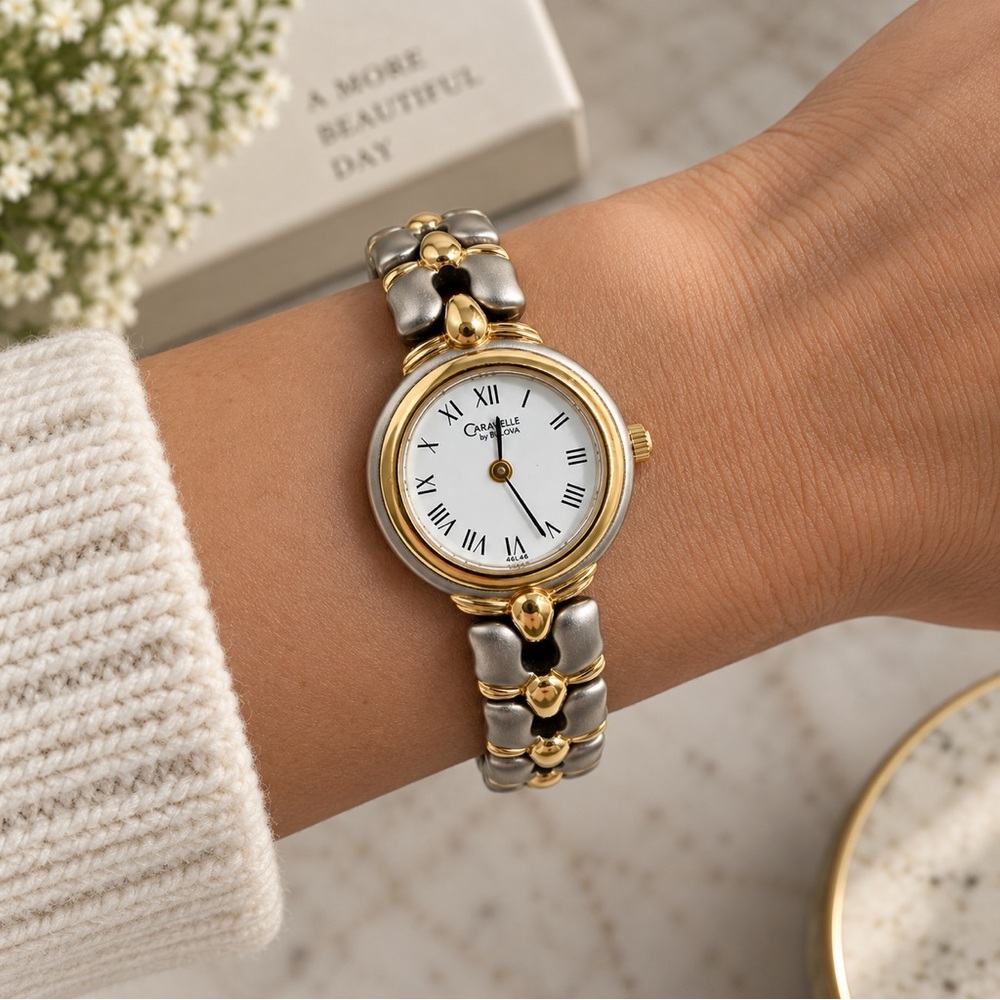 Vintage Caravelle by Bulova Two-Tone Women’s Watch
